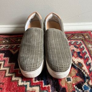 Dr. Scholls Green Suede Sneakers